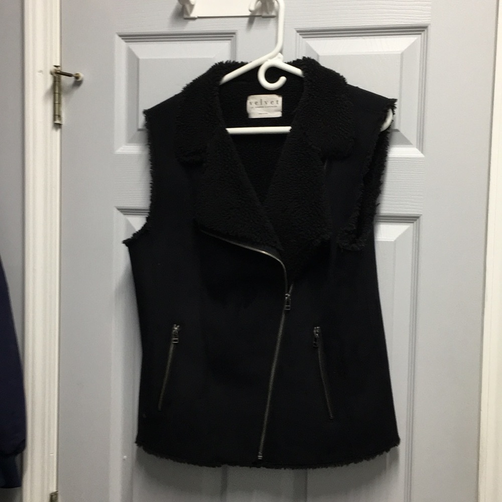 Back suede vest